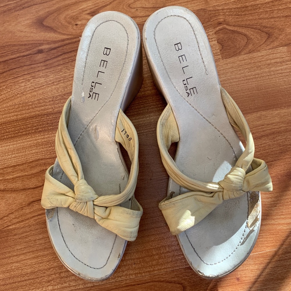 Free item: Yellow sandals